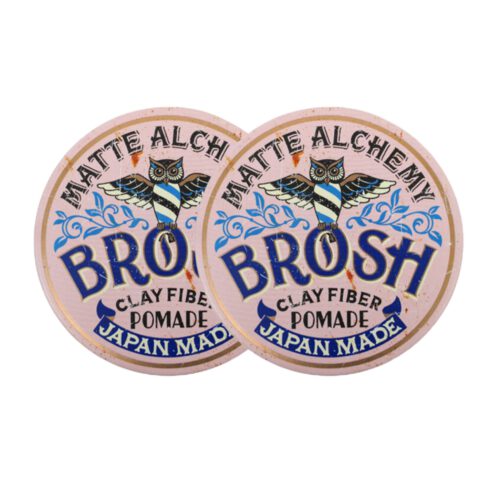 【優惠組合】2 x 日本 Brosh Clay Fiber Pomade 纖維髮泥 120g